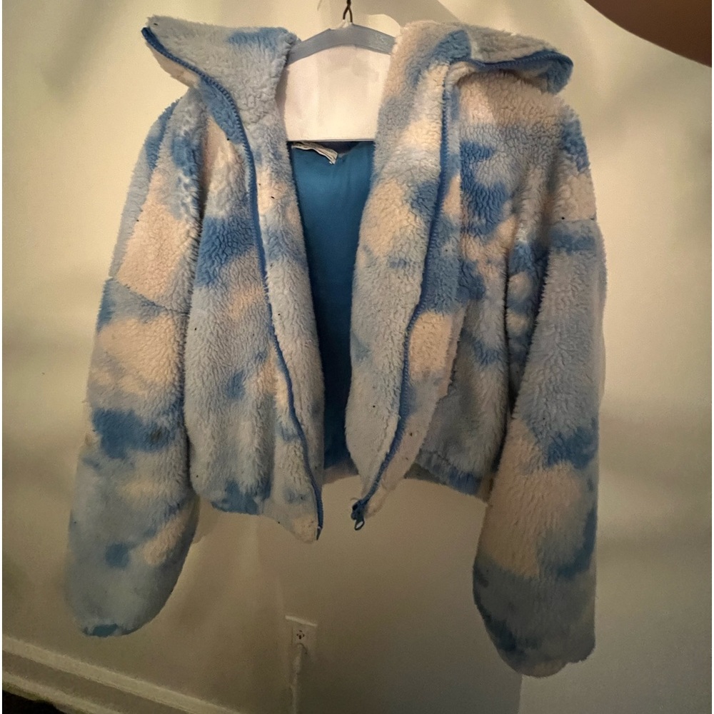 Urban Outfitters fluffy zip up
